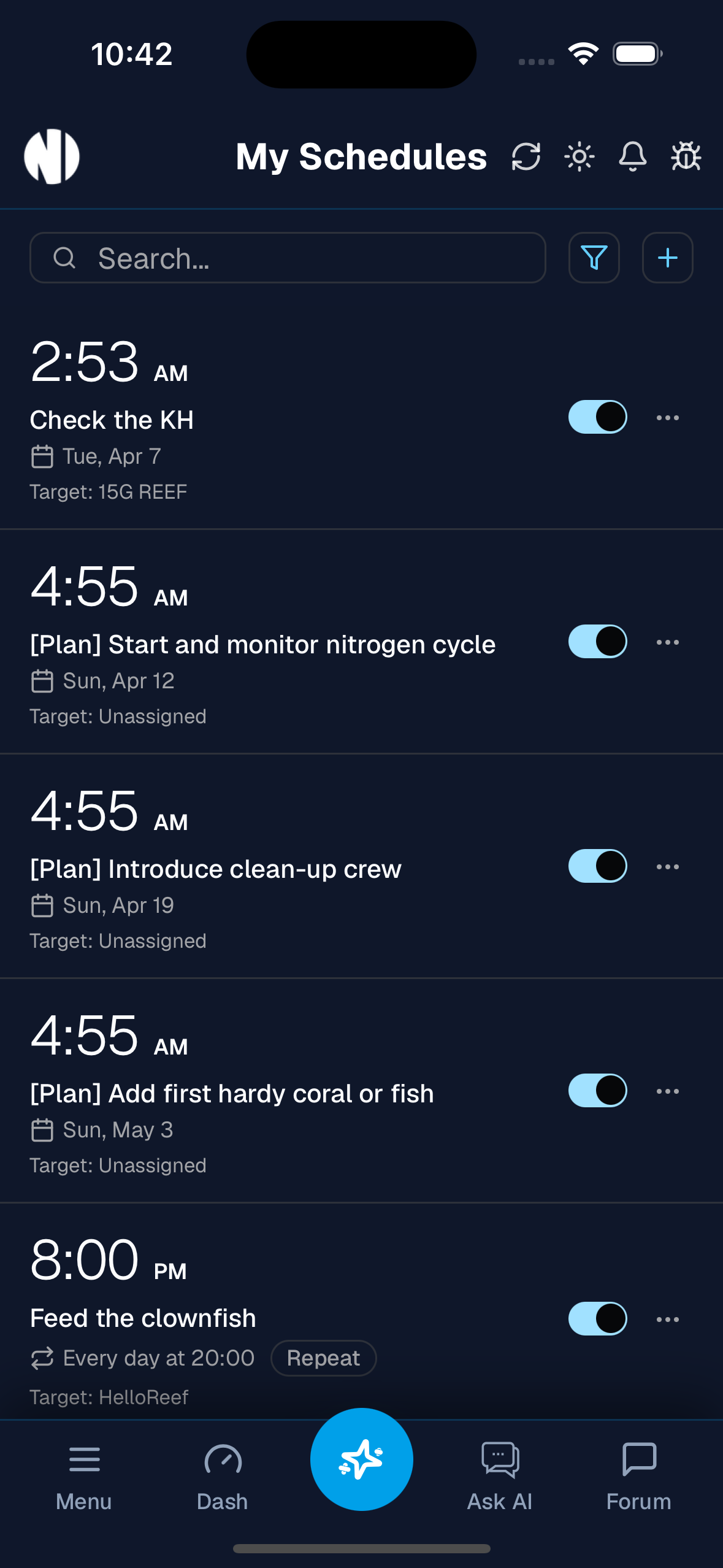 Smart Schedules